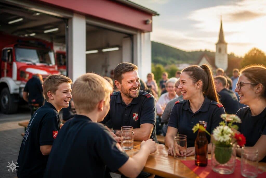 Strahlende Gesichter am großen Feuerwehrfest in Kirschentheuer