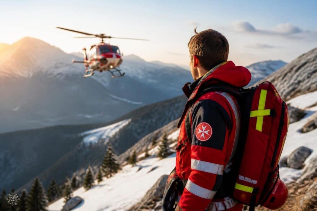 Junger Johanniter hilft auf vielen Kärntner Bergen