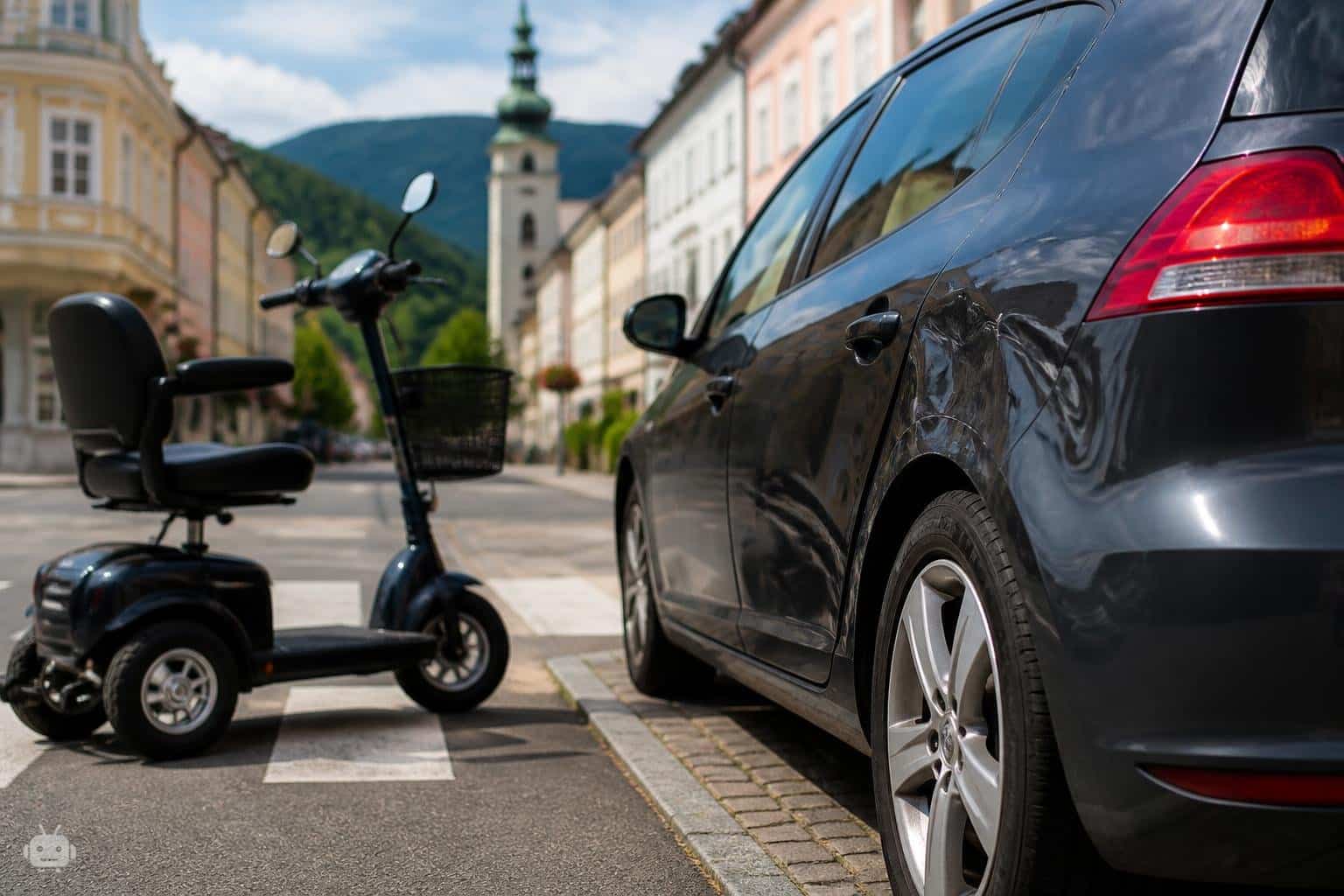 Verkehrsunfall mit E-Scooter in Villach