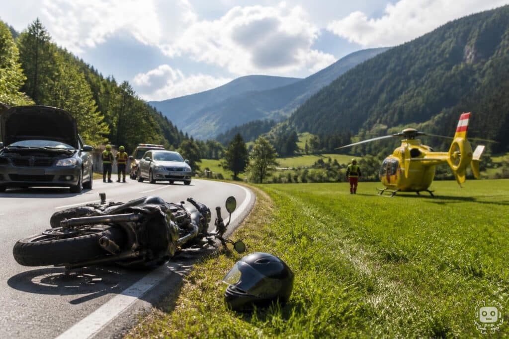 Verkehrsunfall in St. Peter, Bezirk Villach Land