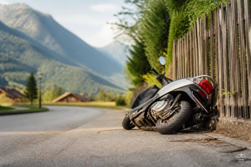 Betrunken und ohne Schein: Mopedfahrer prallte gegen Zaun