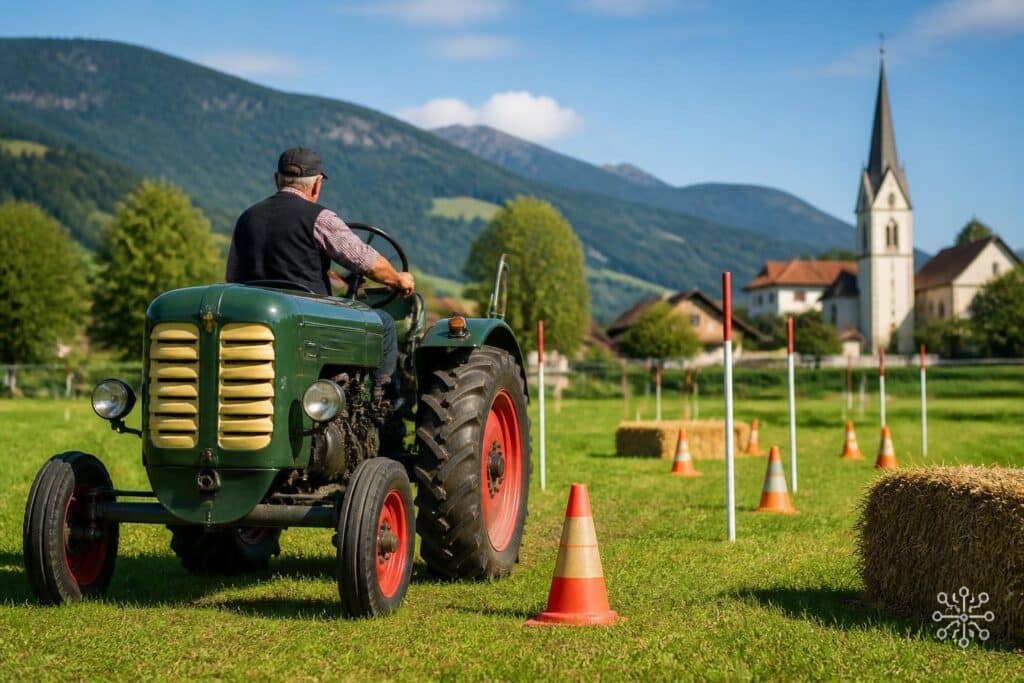 Traktorgeschicklichkeitsfahren in Wachsenberg