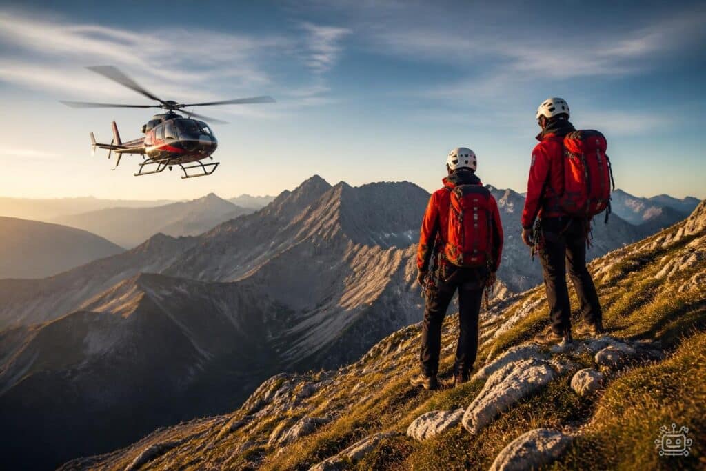 Suchaktionen im alpinen Gelände