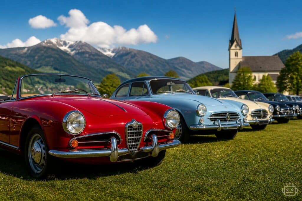 Oldtimer-Treffen in Kliening präsentiert klassische Boliden