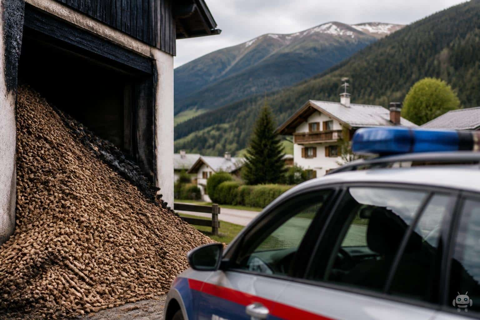 48-Jährige nach Feuer im Pelletslager festgenommen