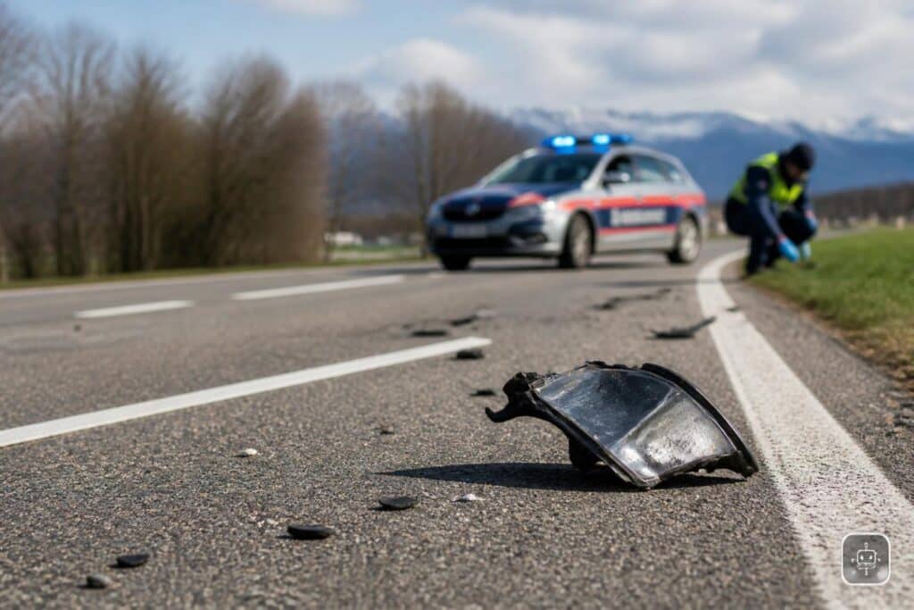 Tödliche Fahrerflucht: Polizei findet weitere Fahrzeugteile