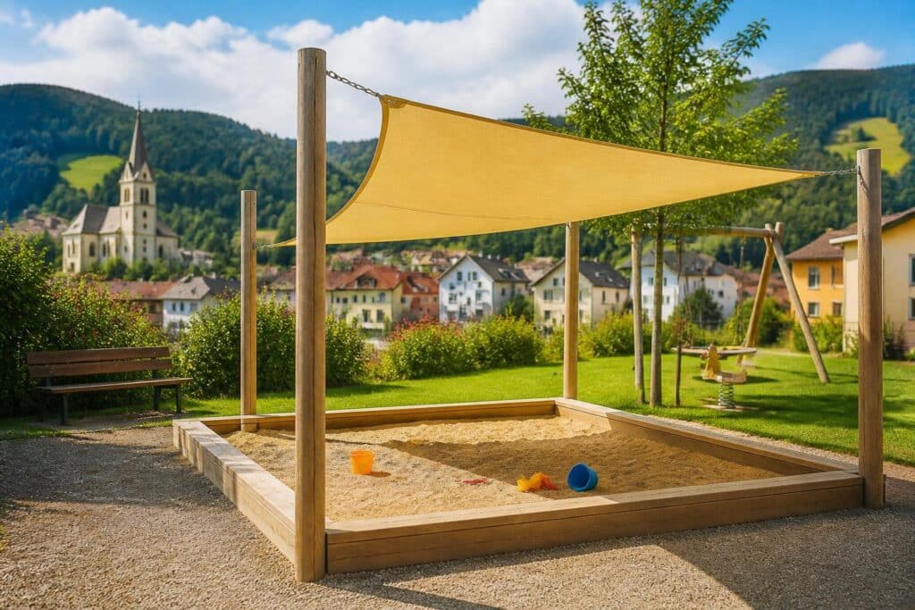 Wolfsberg gibt 8000 Euro für neue Sandkiste mit Beschattung aus
