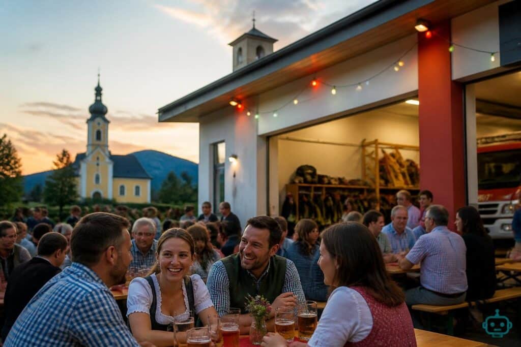Ausgelassene Stimmung beim Nachkirchtag in Kühnsdorf