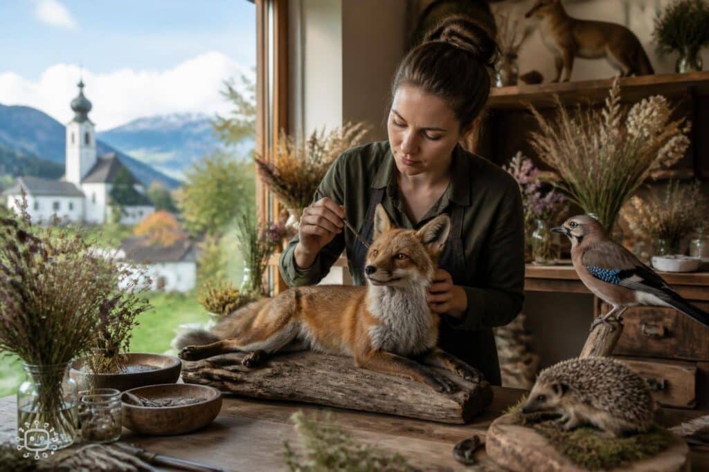 Ungewöhnlich: Kärntner Floristin präpariert jetzt Tiere