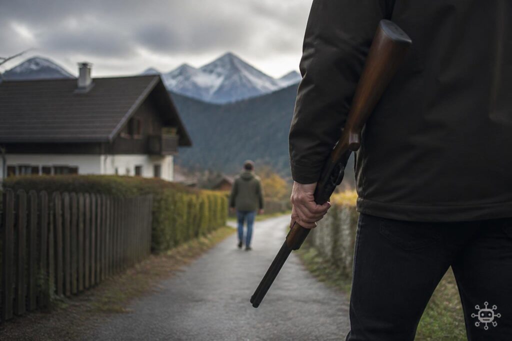 Vermieter drohte Mieter mit Waffe