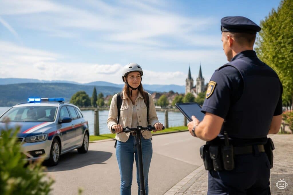 Polizei zieht positive E-Scooter-Bilanz