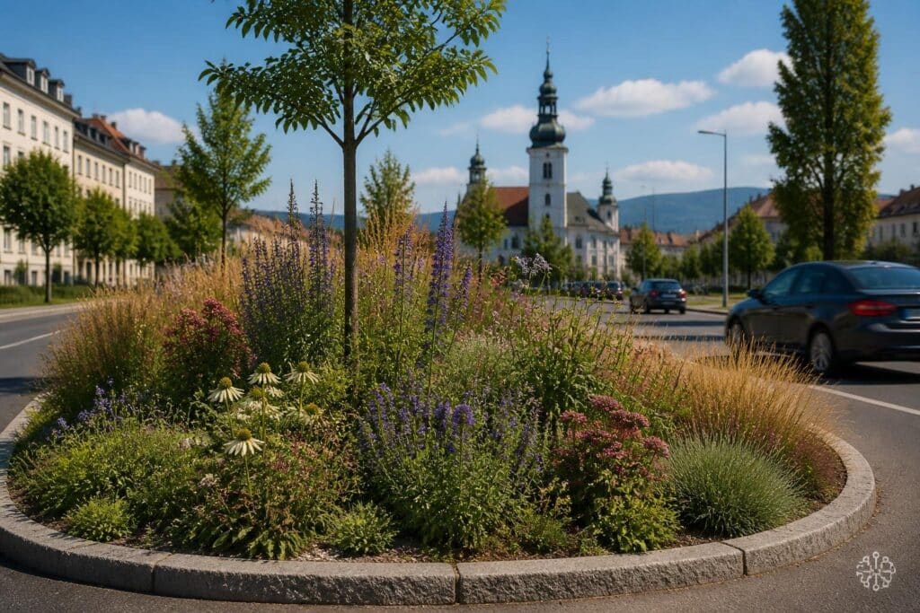 Warum gießt Klagenfurt trotz Wasserknappheit Verkehrsinseln?
