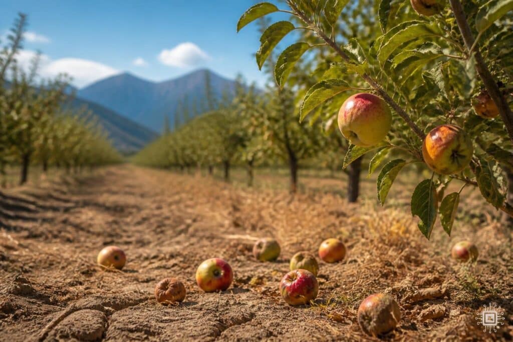 Obstplantagen leiden unter Trockenheit