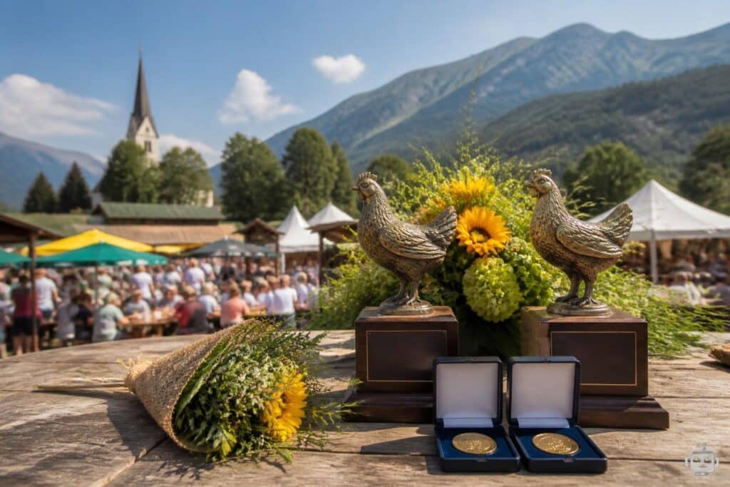 Feichtinger und Meyer erhielten hohe Auszeichnungen für das Geflügelfest