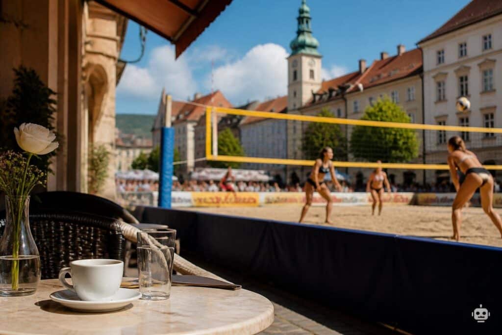 Beachvolleyball sorgt für Zwangspause für Café in Villach
