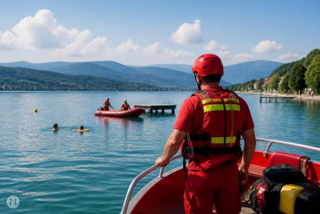 Zwei Notfälle: Wasserrettung konnte Schwimmer am Wörthersee retten