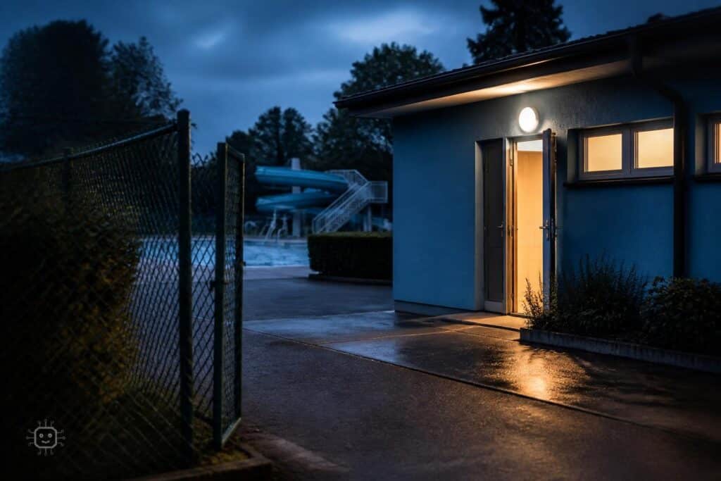 Einbrecher drangen in der Nacht in Freibad Gmünd ein