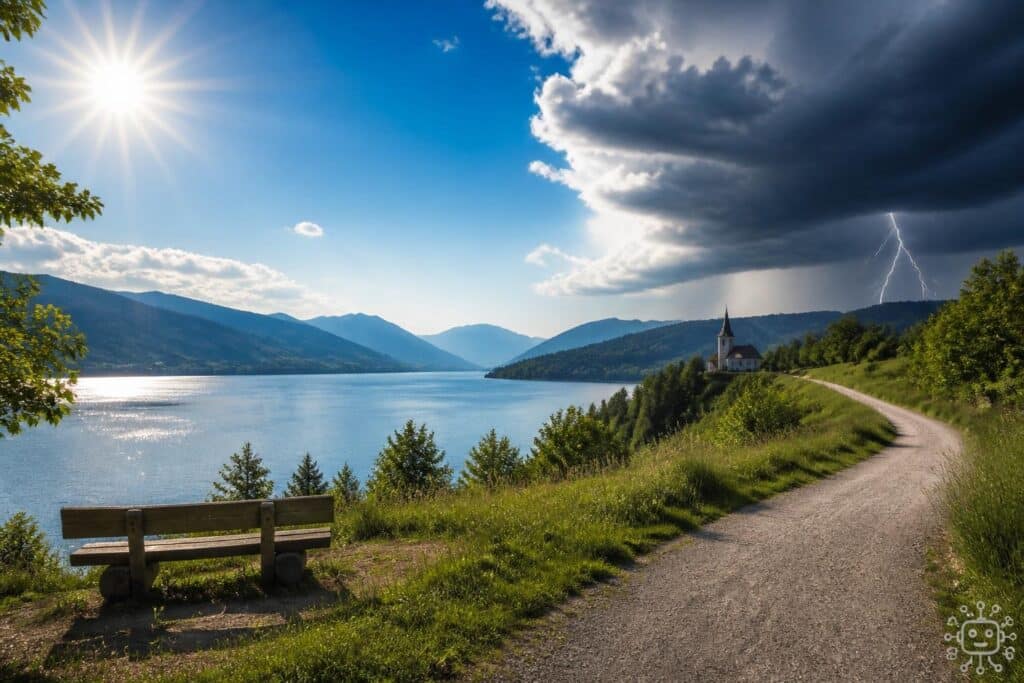 Sonniges und heißes Wochenende