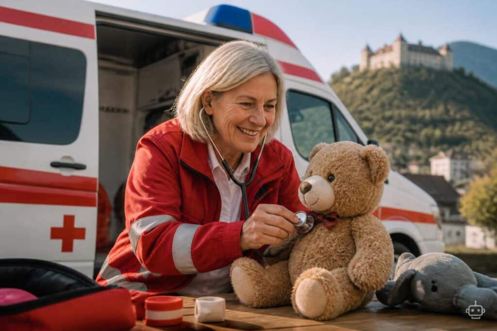 Althofenerin hat Teddybär als besten Kumpel bei der Rettung