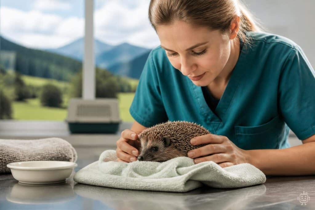 Großes Glück: Kranker Igel kam in die richtigen Hände