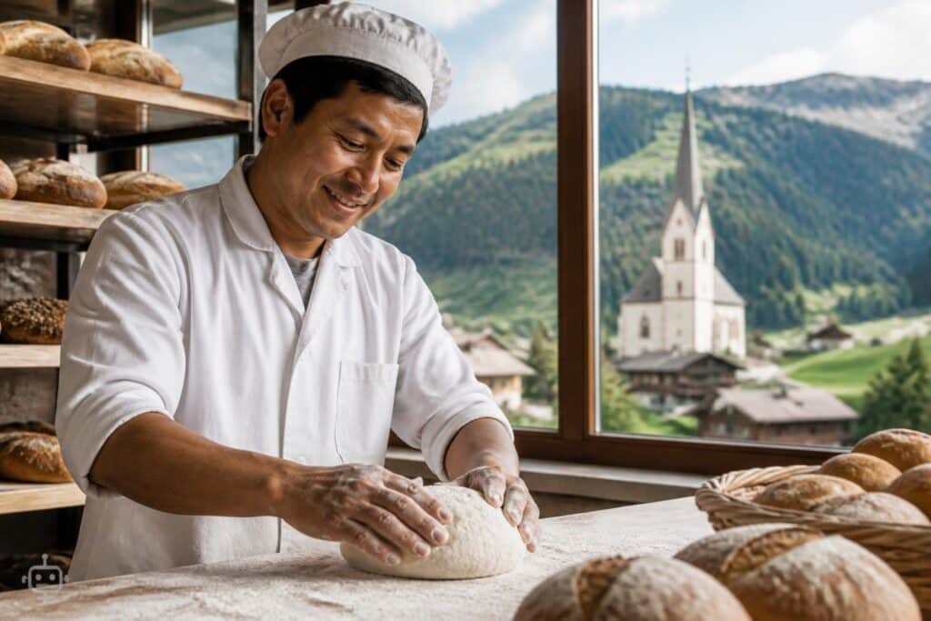 Nepalesische Everest-Legende arbeitet in einer Kärntner Bäckerei