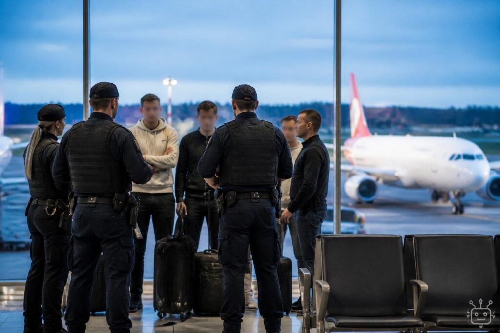 Polterrunde eskaliert am Flughafen