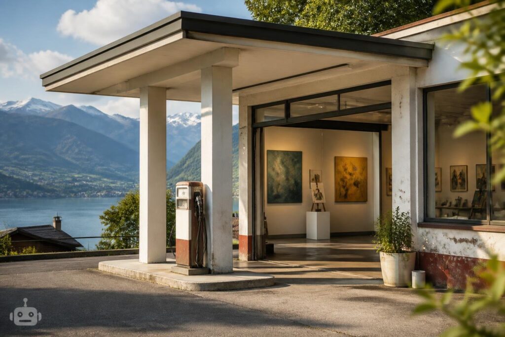 Alte Millstätter Tankstelle wird als Galerie neu belebt