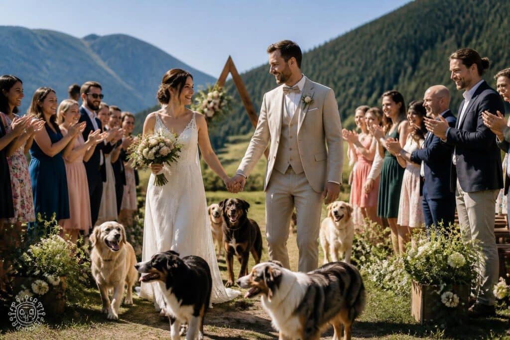 Eine Hochzeit mit sechs Hunden und 37 Gästen im Lavanttal