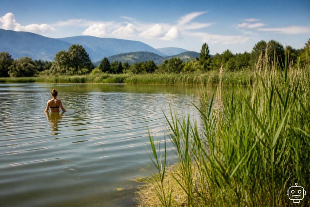Warum trotz Durchfallgefahr viele Menschen in der Sattnitz baden