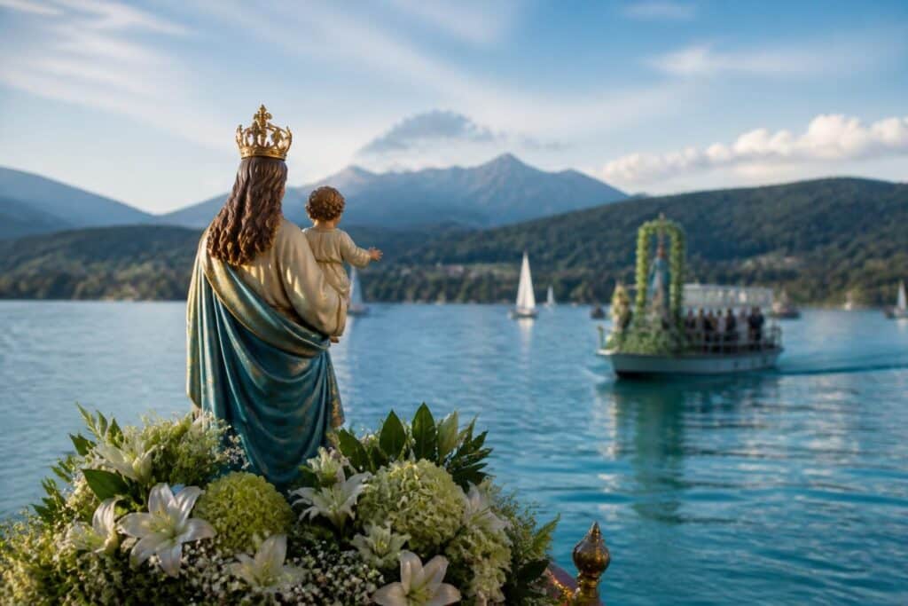 Wenn der Trubel am Wörthersee wegen einer Heiligen verstummt