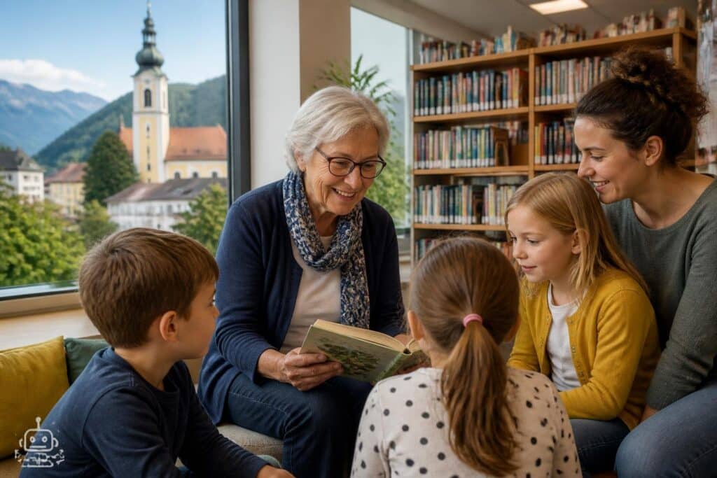 Kärntner „Leseoma“ bringt verschiedene Generationen zusammen