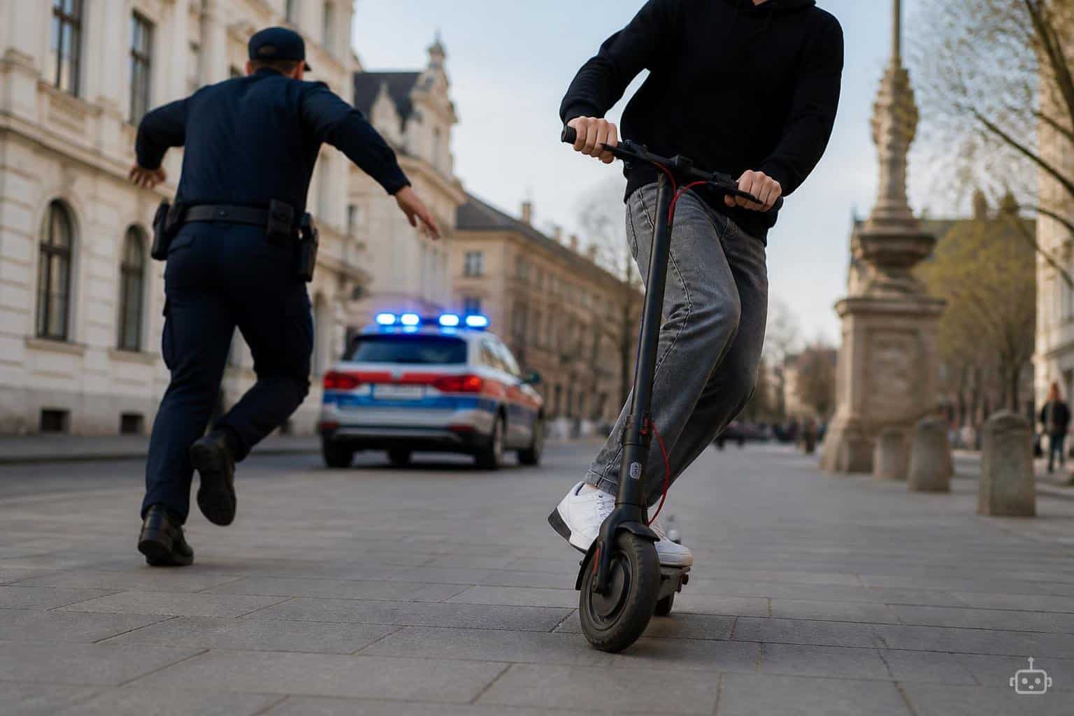 E-Scooter-Lenker fuhr in Klagenfurt Polizisten nieder