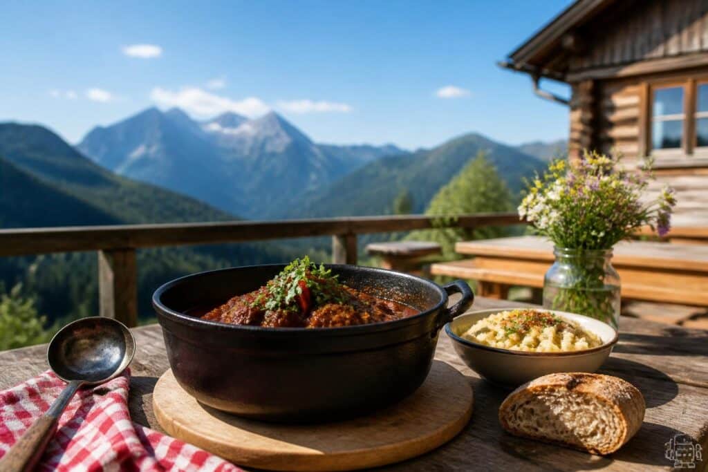 Ein gemütliches Fest rund um das Gulasch am Berg