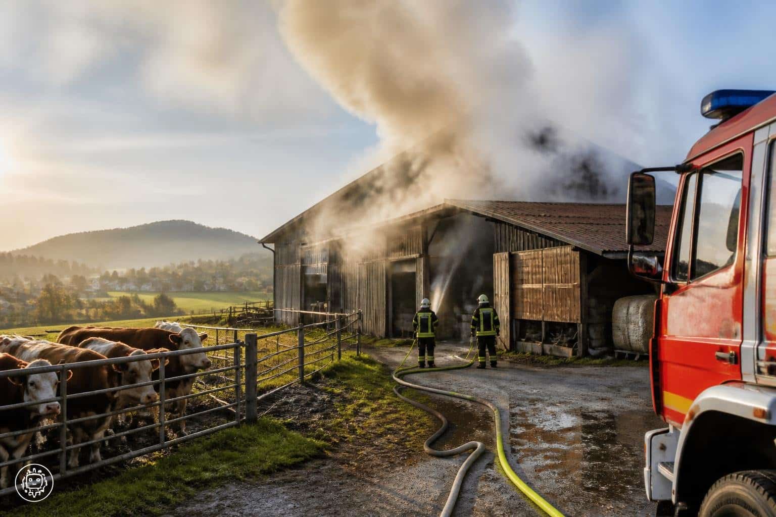 Zwei Verletzte bei Großbrand in St. Veit