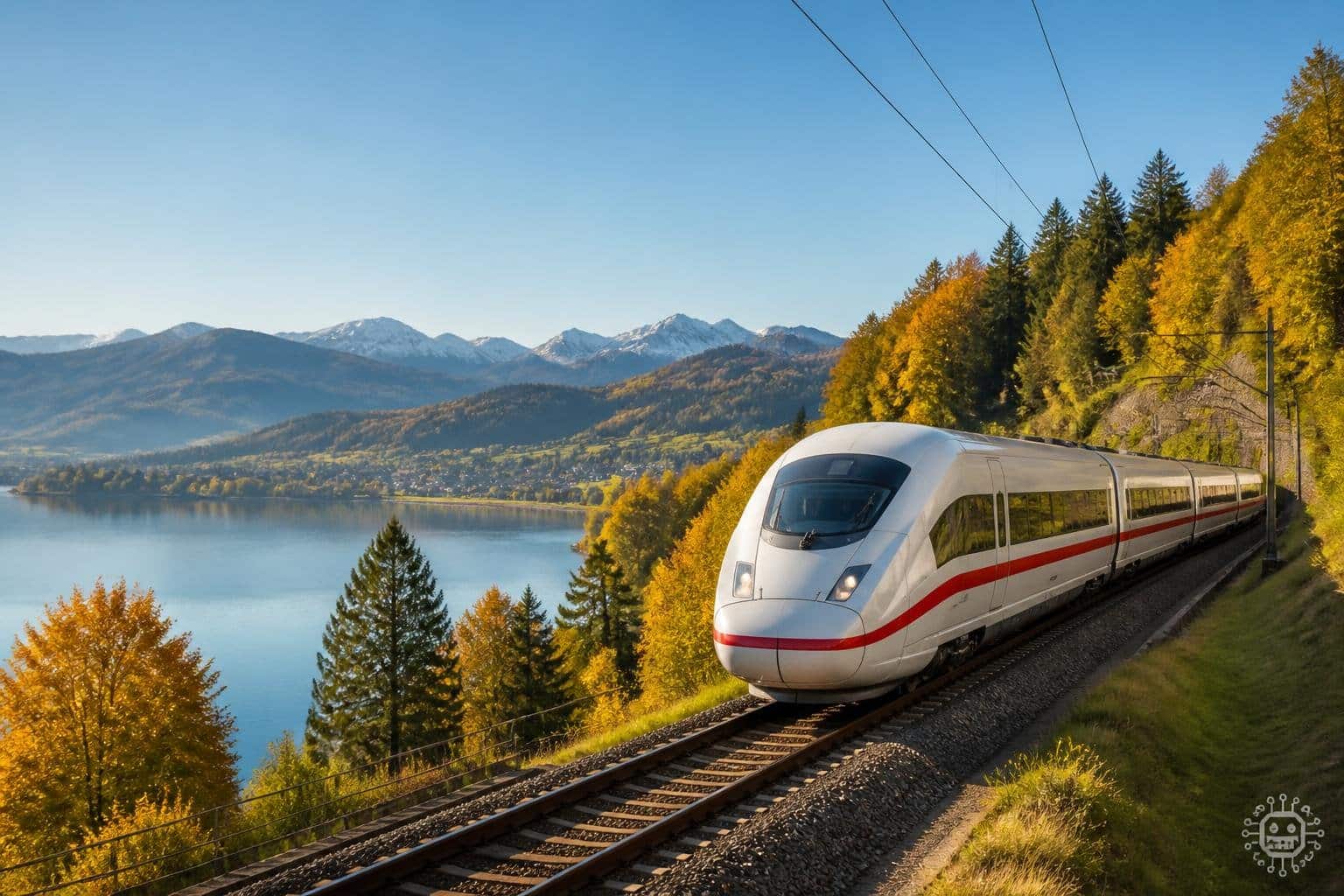 Werbung für Südregion in Deutscher Bahn