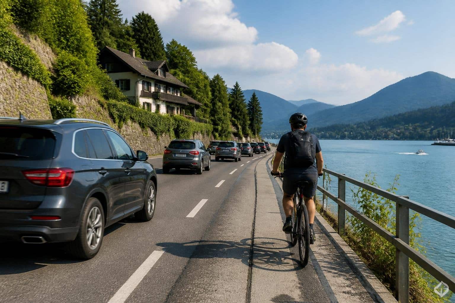 Wörthersee: „Aktuell ist es eine Katastrophe, hier Rad zu fahren“