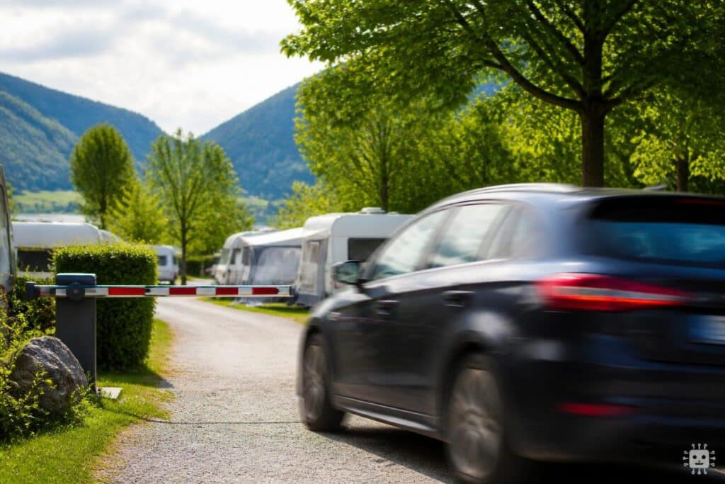 Frau beißt Betreiber und rast davon