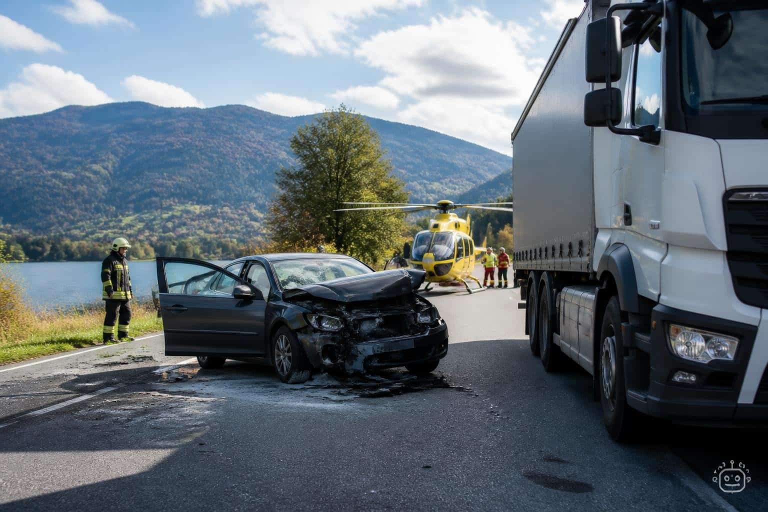 74-Jähriger bei Kollision schwer verletzt