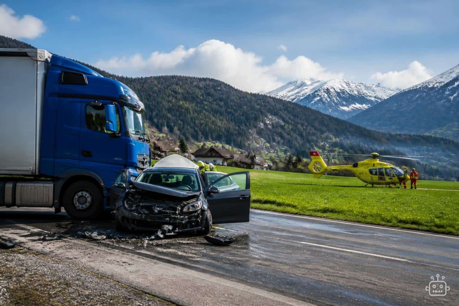Verkehrsunfall im Bezirk Spittal/Drau