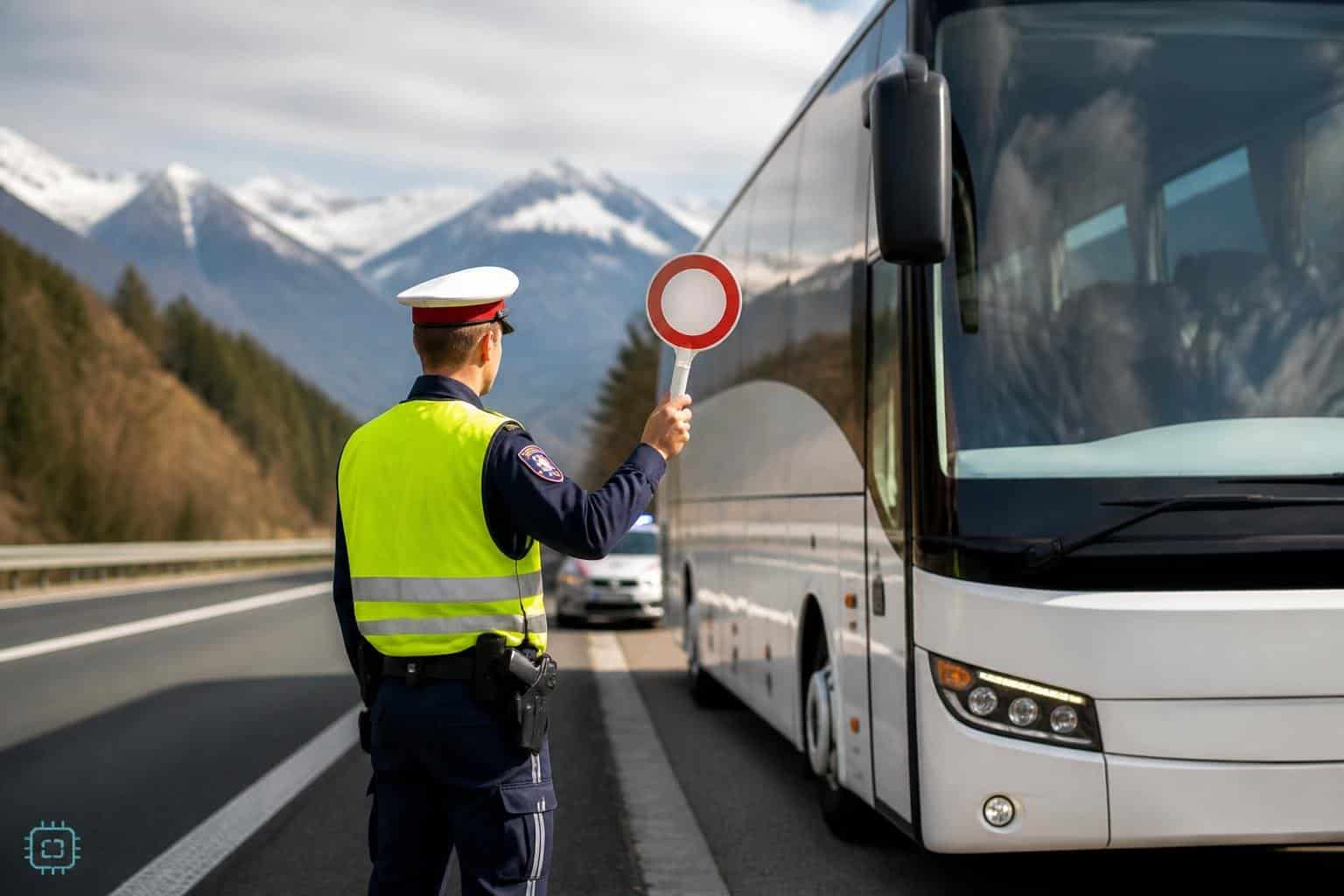 „Gefahr im Verzug“: Polizei zieht Autobus in Kärnten aus dem Verkehr