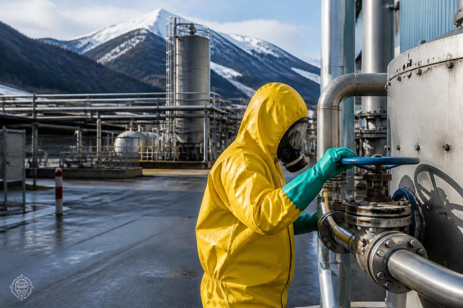 Ammoniak in Industriebetrieb ausgetreten
