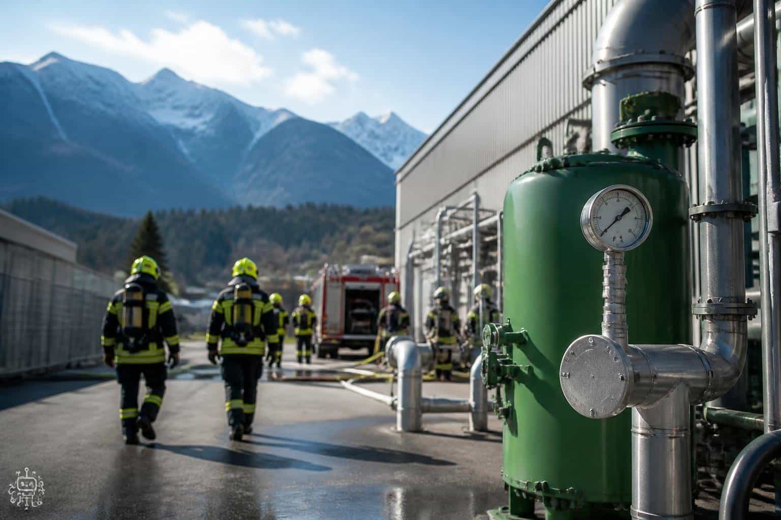 Ammoniakaustritt fordert fünf Feuerwehren in Feistritz