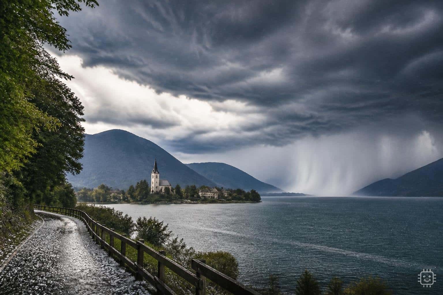 Punktuell, aber heftig: Starkregen und Hagel ziehen übers Land