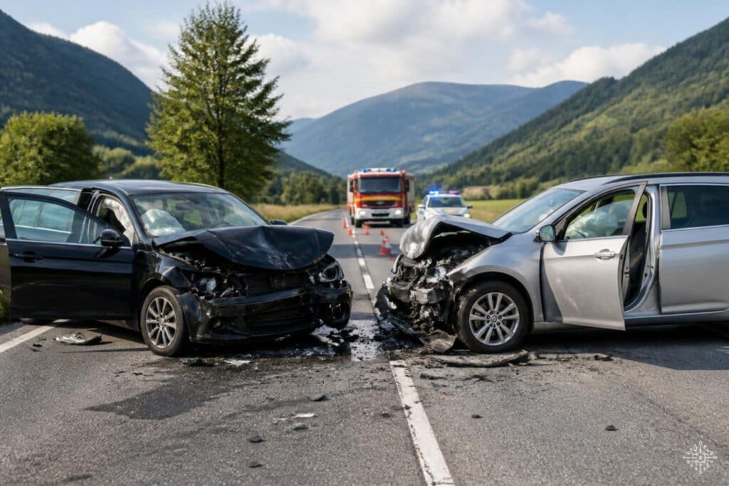 Verkehrsunfall mit Verletzung im Bezirk Spittal