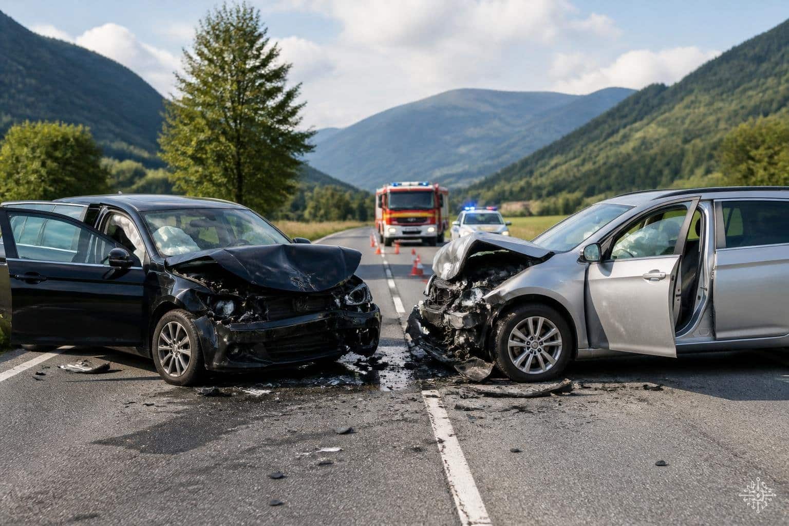 Verkehrsunfall mit Verletzung im Bezirk Spittal