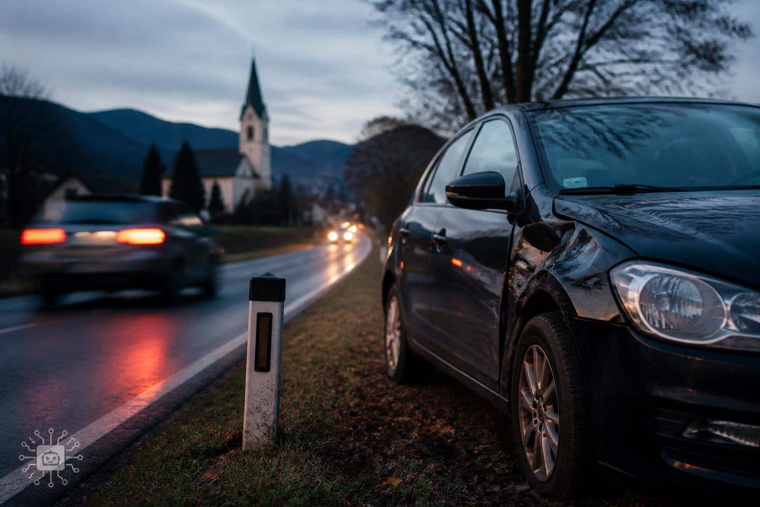 Klagenfurter verursacht betrunken einen Unfall und flüchtet