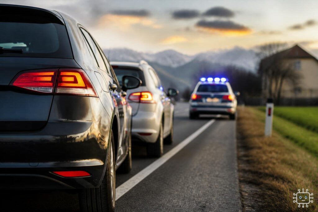 Verkehrsunfall mit Sachschaden und Fahrerflucht im Bezirk Klagenfurt Land