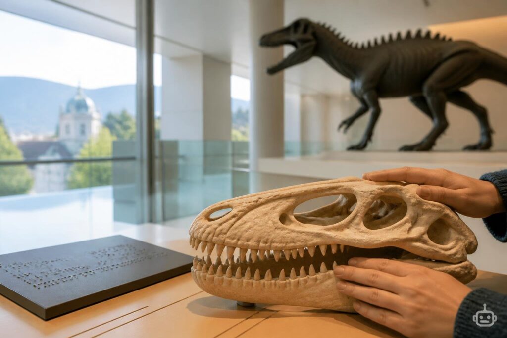 Leitsystem und Lindwurmschädel: kärnten.museum wird inklusiver