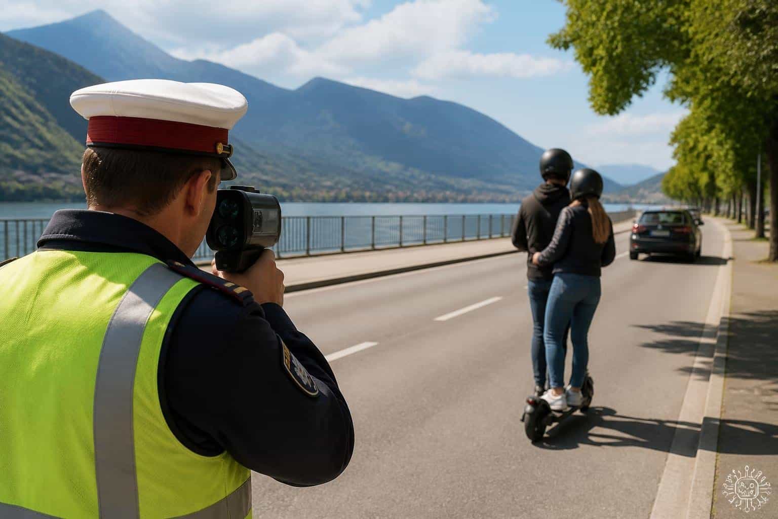 E-Scooter-Fahrer mit 73 km/h gestoppt