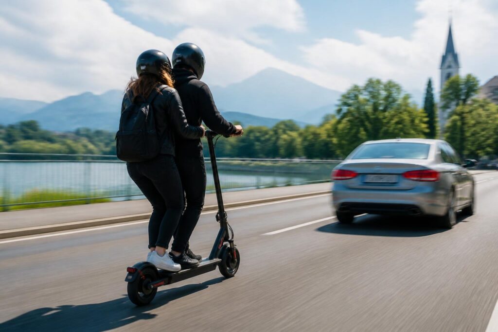 Geschwindigkeitsübertretung mit E-Scooter